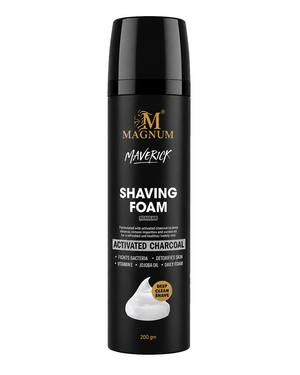 Magnum Maverick Activated Charcoal Shave Foam
