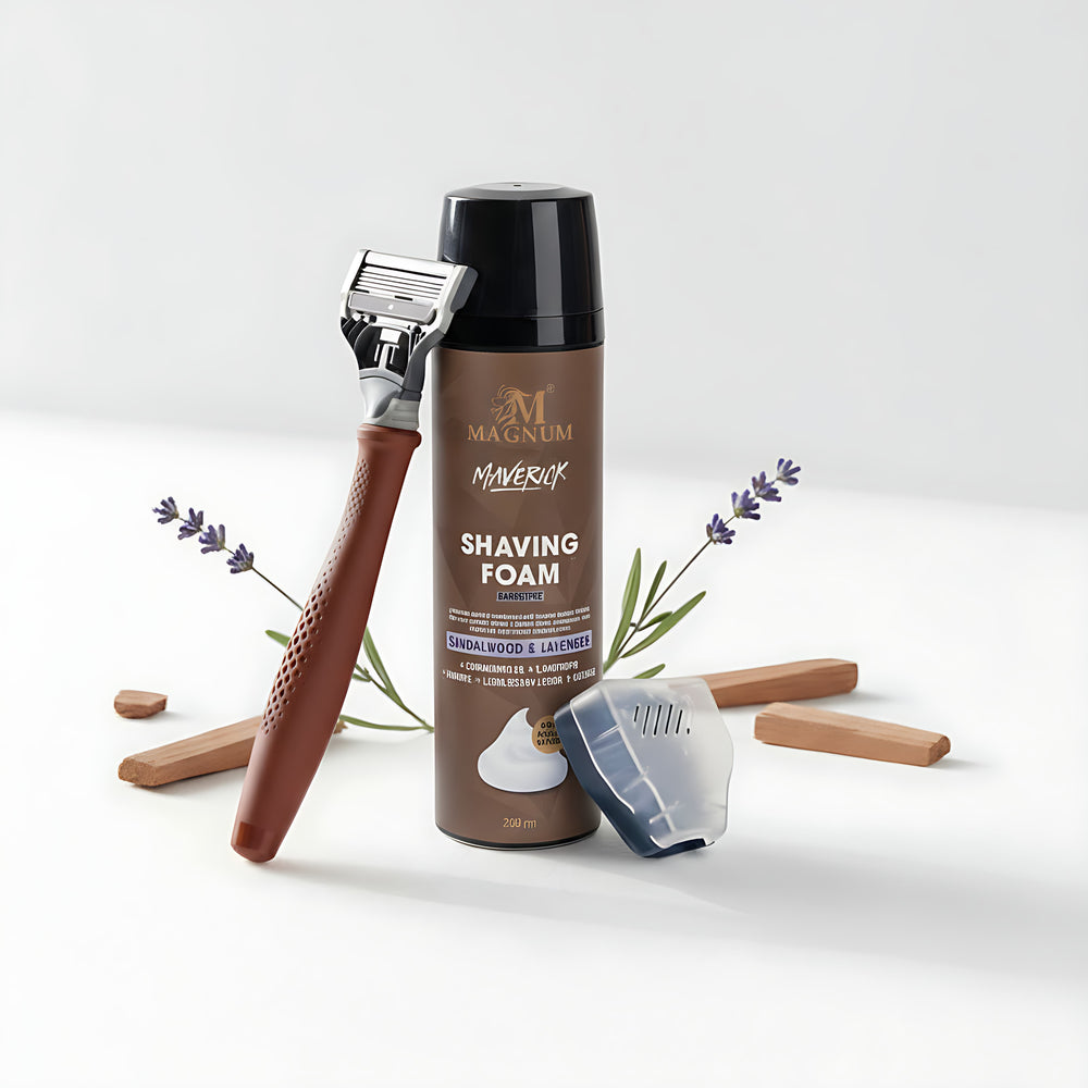 Magnum Maverick Sandalwood & Lavender Shave Foam