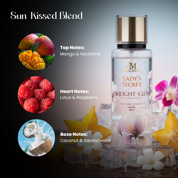 Magnum Lady’s Secret Twighlisht Glow Body Mist