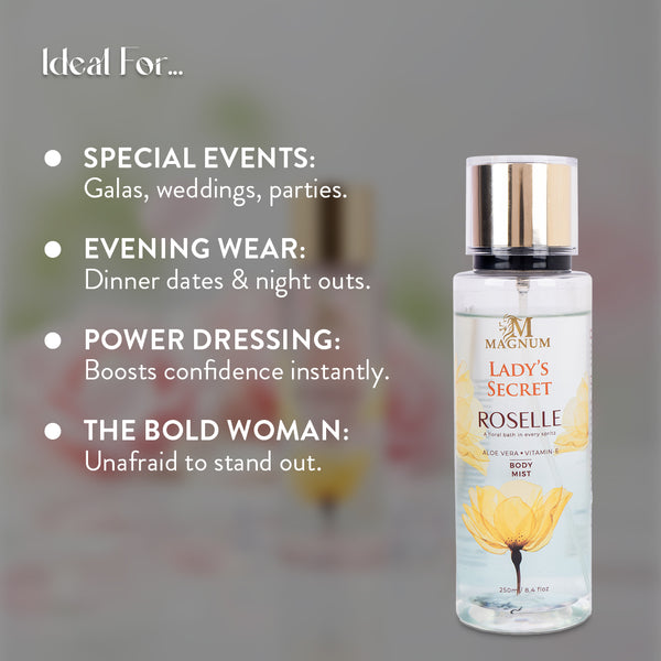 Magnum Lady’s Secret Roselle Body Mist