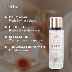 Magnum Lady’s Secret Serene Body Mist