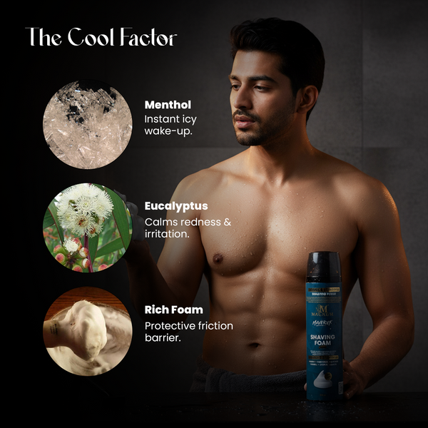 Magnum Maverick Menthol & Eucalyptus Shave Foam