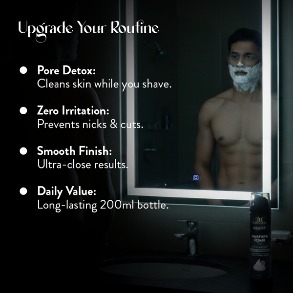 Magnum Maverick Activated Charcoal Shave Foam