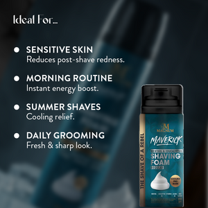 Magnum Maverick Menthol & Eucalyptus Shave Foam
