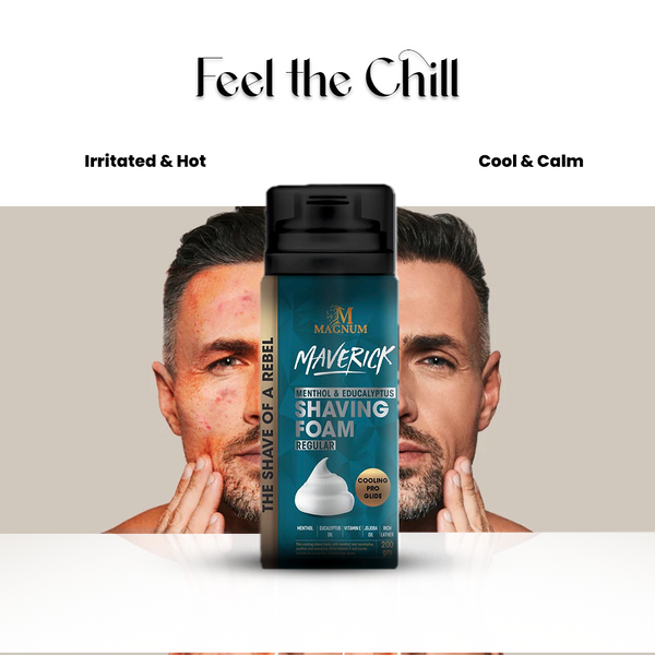 Magnum Maverick Menthol & Eucalyptus Shave Foam