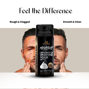 Magnum Maverick Activated Charcoal Shave Foam