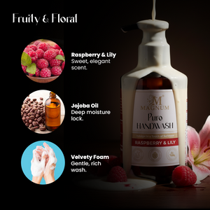 Magnum Puro Raspberry & Lily Hand Wash