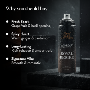Magnum Maverick Royal Desire No Gas Deodorant