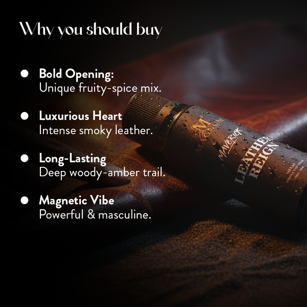 Magnum Maverick Leather Reign No Gas Deodorant