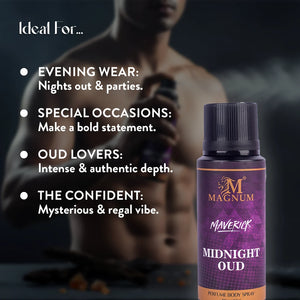 Magnum Maverick Midnight Oud Deodorant