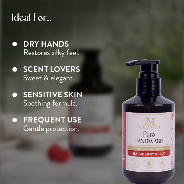 Magnum Puro Raspberry & Lily Hand Wash