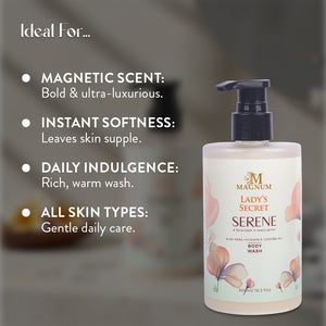 Magnum Lady’s Secret Serene Body Wash