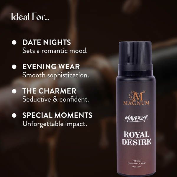 Magnum Maverick Royal Desire No Gas Deodorant