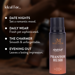 Magnum Maverick Phantom Rush No Gas Deodorant