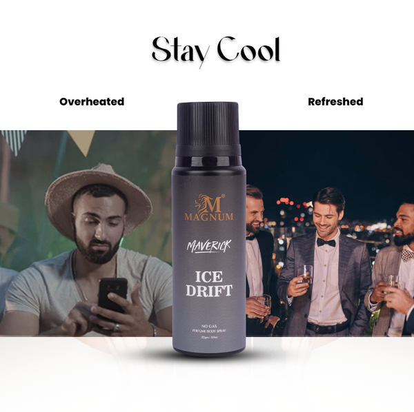 Magnum Maverick Ice Drift No Gas Deodorant